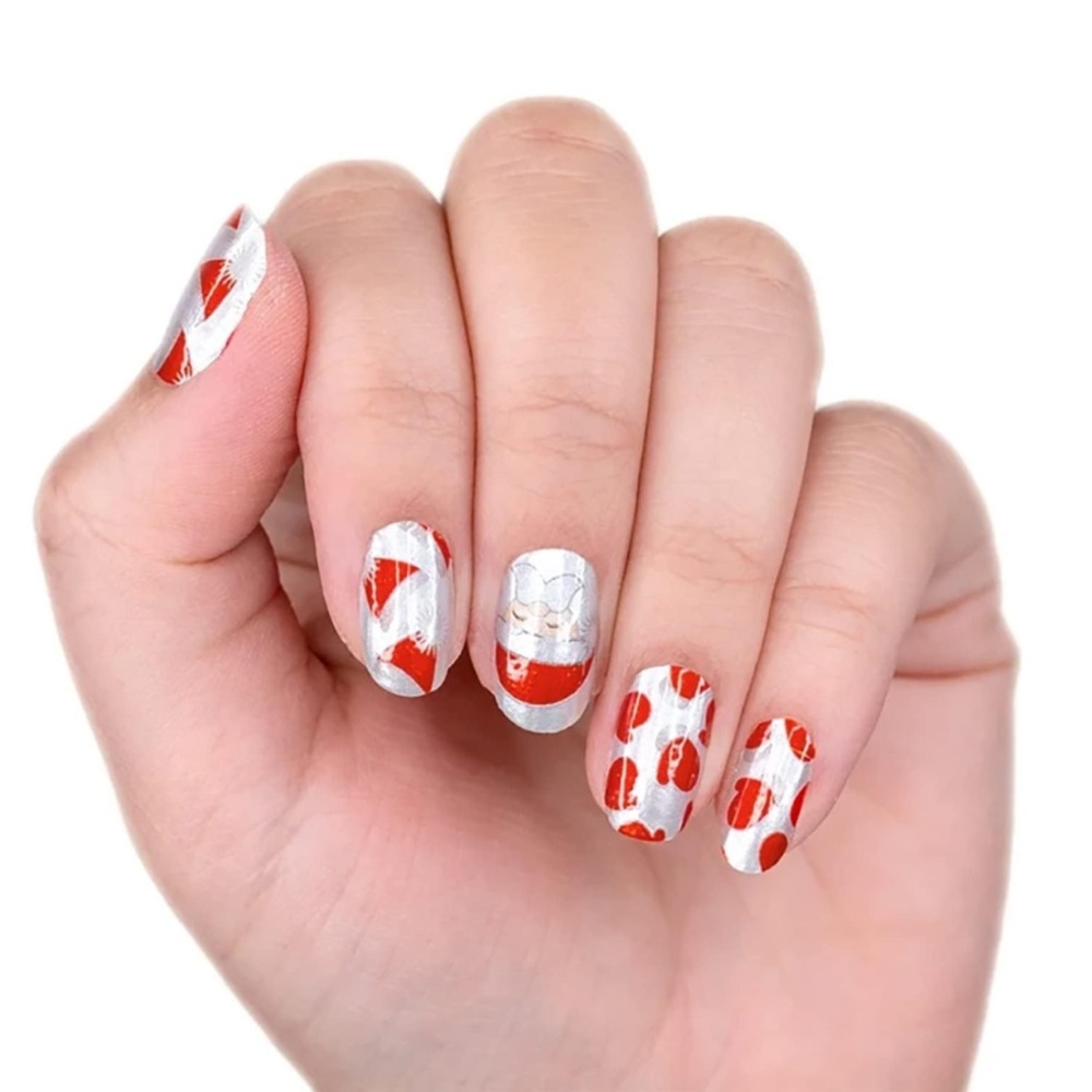 *Retired* Color Street: Just Be-claus | Christmas Holiday Santa Winter Red White - Picture 6 of 9